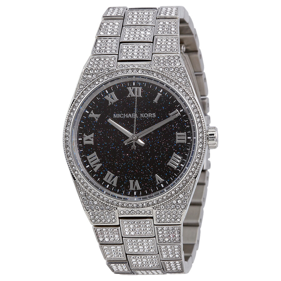  Shop Authentic Michael Kors Channing Diamonds Black Dial Silver Steel Strap Watch for Women - MK6089 - Luxxuri
