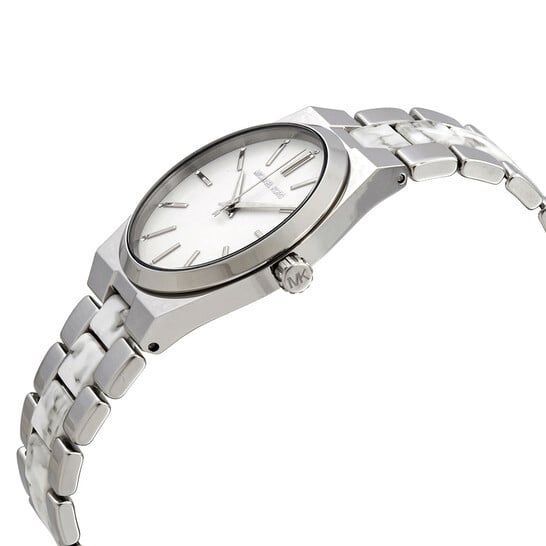  Shop Authentic Michael Kors Channing Quartz White Dial Two Tone Steel Strap Watch For Women - MK6649 - Luxxuri