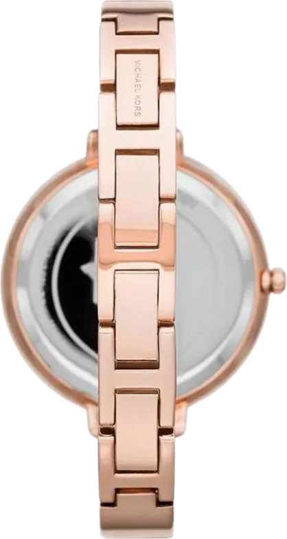  Shop Authentic Michael Kors Charley Quartz Crystals Rose Gold Dial Rose Gold Steel Strap Watch For Women - MK4433 - Luxxuri