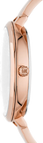  Shop Authentic Michael Kors Charley Quartz Crystals Rose Gold Dial Rose Gold Steel Strap Watch For Women - MK4433 - Luxxuri