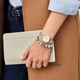  Shop Authentic Michael Kors Cinthia Quartz Gold Dial Gold Steel Strap Watch For Women - MK3681 - Luxxuri