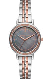  Shop Authentic Michael Kors Cinthia Mother of Pearl Grey Dial Two Tone Steel Strap Watch for Women - MK3642 - Luxxuri