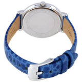  Shop Authentic Michael Kors Cinthia Mother of Pearl Dial Blue Leather Strap Watch for Women - MK2661 - Luxxuri