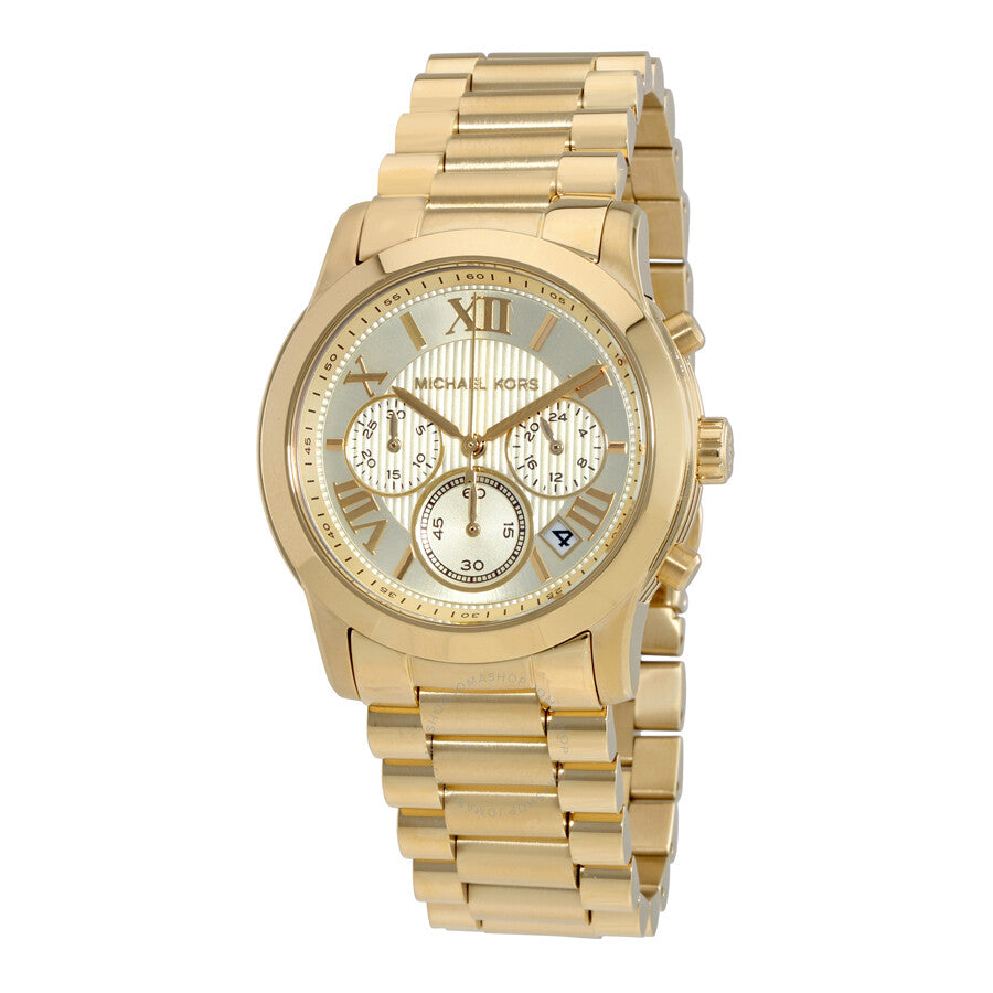  Shop Authentic Michael Kors Cooper Gold Dial Gold Steel Strap Watch for Women - MK6274 - Luxxuri