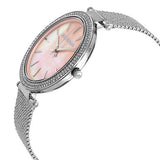  Shop Authentic Michael Kors Darci Analog Pink Dial Silver Mesh Bracelet Watch For Women - MK4518 - Luxxuri