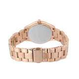 Shop Authentic Michael Kors Mini Slim Runway Chronograph Quartz Rose Gold Dial Rose Gold Steel Strap Watch For Women - MK3205 - Luxxuri