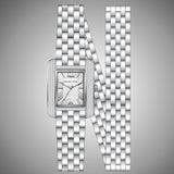  Shop Authentic Michael Kors Emery Pave Double Wrap White Dial Silver Steel Strap Watch for Women - MK4834 - Luxxuri
