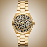  Shop Authentic Michael Kors Lennox Three-Hand Gold Dial Gold Steel Strap Watch for Women - MK7500 - Luxxuri