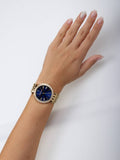  Shop Authentic Michael Kors Darci Blue Dial Gold Steel Strap Watch for Women - MK3406 - Luxxuri
