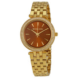  Shop Authentic Michael Kors Darci Amber Dial Gold Steel Strap Watch for Women - MK3408 - Luxxuri