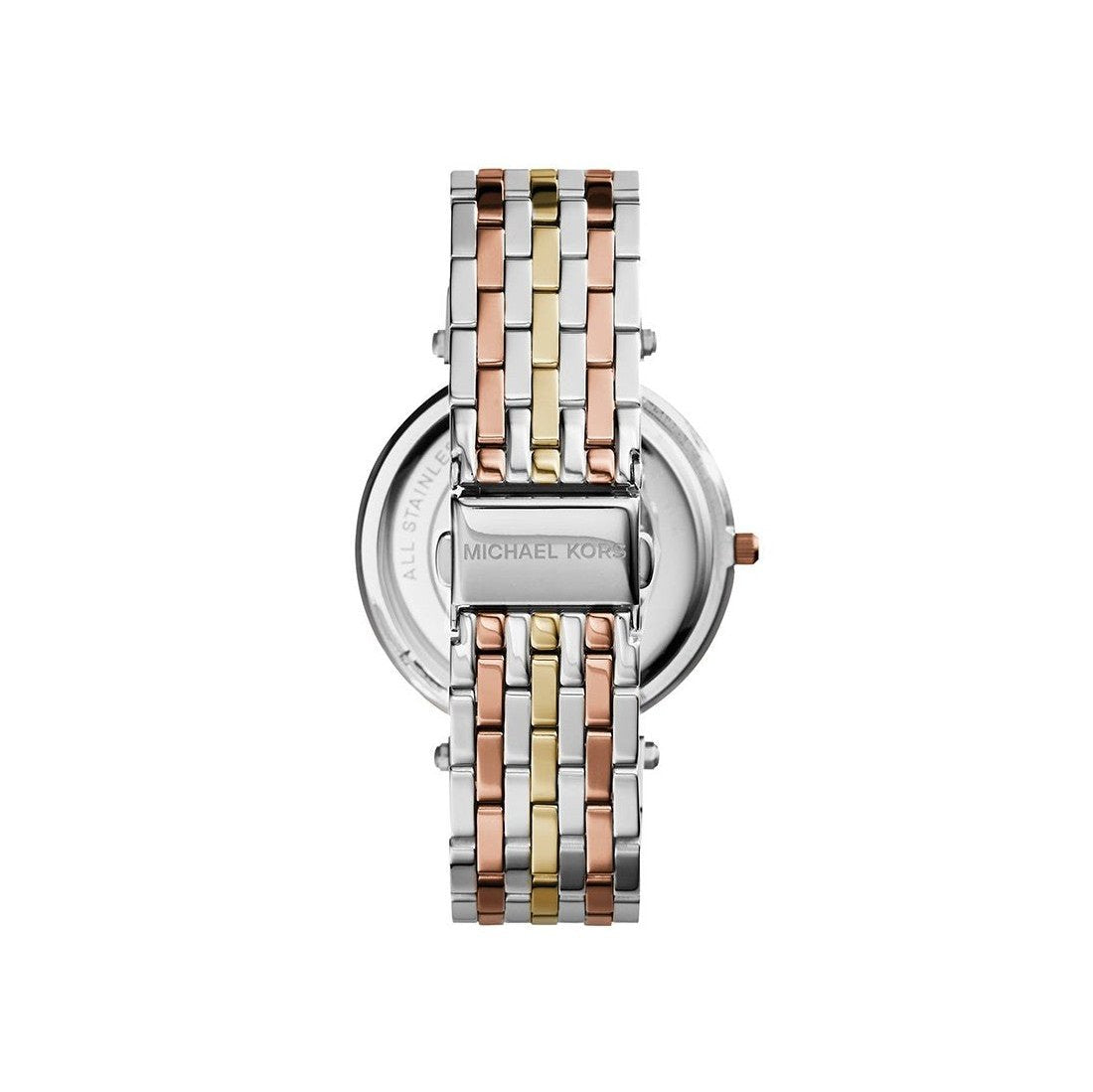 Michael Kors Darci Silver Dial Two Tone Stainless Steel Strap Watch for Women - MK3203