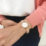  Shop Authentic Michael Kors Darci Analog Mother of Pearl Dial Rose Gold Steel Strap Watch For Women - MK3832 - Luxxuri