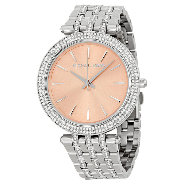  Shop Authentic Michael Kors Darci Orange Dial Silver Stainless Steel Strap Watch for Women - MK3218 - Luxxuri