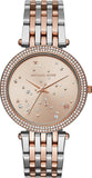  Shop Authentic Michael Kors Darci Rose Gold Dial Two Tone Steel Strap Watch for Women - MK3726 - Luxxuri