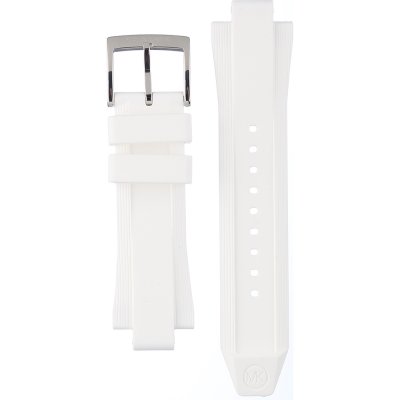  Shop Authentic Michael Kors Sidney Multifunction Black Dial White Silicone Strap Watch For Women - MK6947 - Luxxuri