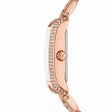  Shop Authentic Michael Kors Emery Three-Hand Crystals Silver Dial Rose Gold Steel Strap Watch for Women - MK4641 - Luxxuri