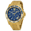  Shop Authentic Michael Kors Everest Chronograph Blue Dial Gold Steel Strap Watch for Women - MK5754 - Luxxuri