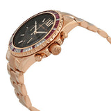  Shop Authentic Michael Kors Everest Chronograph Black Dial Rose Gold Steel Strap Watch for Women - MK6972 - Luxxuri