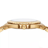  Shop Authentic Michael Kors Everest Three-Hand Black Dial Gold Steel Strap Watch For Men - MK9078 - Luxxuri