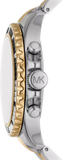  Shop Authentic Michael Kors Everest Chronograph Black Dial Two Tone Steel Strap Watch For Women - MK7209 - Luxxuri