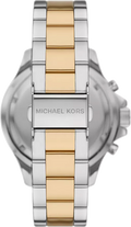 Michael Kors Everest Chronograph Black Dial Two Tone Steel Strap Watch For Women - MK7209