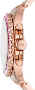  Shop Authentic Michael Kors Everest Chronograph Rose Gold Dial Rose Gold Steel Strap Watch For Women - MK7211 - Luxxuri