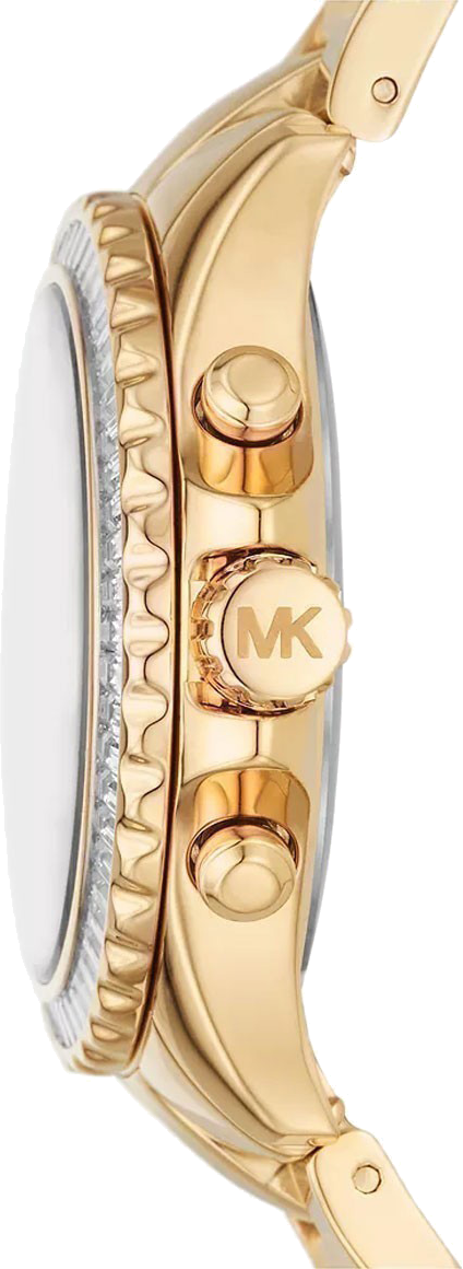  Shop Authentic Michael Kors Everest Chronograph White Dial Gold Steel Strap Watch For Women - MK7212 - Luxxuri