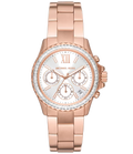  Shop Authentic Michael Kors Everest Chronograph Silver Dial Rose Gold Steel Strap Watch For Women - MK7213 - Luxxuri