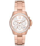  Shop Authentic Michael Kors Everest Chronograph Silver Dial Rose Gold Steel Strap Watch For Women - MK7213 - Luxxuri