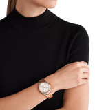  Shop Authentic Michael Kors Everest Chronograph Silver Dial Rose Gold Steel Strap Watch For Women - MK7213 - Luxxuri