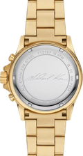  Shop Authentic Michael Kors Everest Chronograph Crystals Gold Dial Gold Steel Strap Watch For Women - MK7254 - Luxxuri