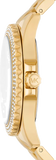  Shop Authentic Michael Kors Everest Three Hand Mother of Pearl White Dial Gold Steel Strap Watch For Women - MK7401 - Luxxuri