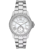  Shop Authentic Michael Kors Everest Three hand Silver Dial Silver Steel Strap Watch For Women - MK7403 - Luxxuri