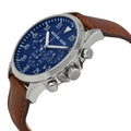  Shop Authentic Michael Kors Gage Chronograph Blue Dial Brown Leather Strap Watch For Men - MK8362 - Luxxuri