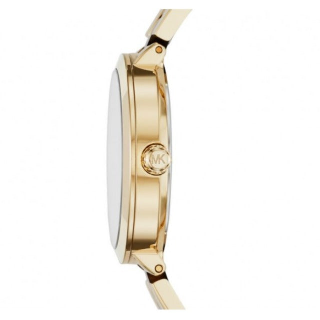 Michael Kors Garner Multifunction Gold Dial Two Tone Steel Strap Watch For Women - MK6471