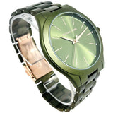  Shop Authentic Michael Kors Slim Runway Green Dial Green Steel Strap Watch for Women - MK4526 - Luxxuri