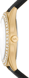  Shop Authentic Michael Kors Harlowe Analog White Dial Black Leather Strap Watch For Women - MK2988 - Luxxuri