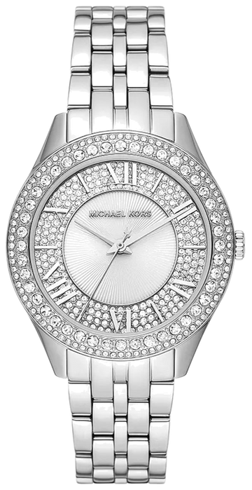  Shop Authentic Michael Kors Harlowe Three-Hand Quartz Silver Dial Silver Steel Strap Watch For Women - MK4708 - Luxxuri