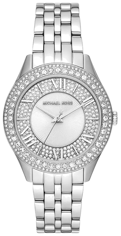  Shop Authentic Michael Kors Harlowe Three-Hand Quartz Silver Dial Silver Steel Strap Watch For Women - MK4708 - Luxxuri