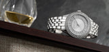  Shop Authentic Michael Kors Harlowe Three-Hand Quartz Silver Dial Silver Steel Strap Watch For Women - MK4708 - Luxxuri