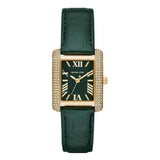  Shop Authentic Michael Kors Emery Quartz Diamonds Green Dial Green Leather Strap Watch For Women - MK4697 - Luxxuri