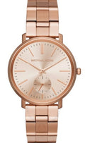  Shop Authentic Michael Kors Jaryn Quartz Rose Gold Dial Rose Gold Steel Strap Watch For Women - MK3501 - Luxxuri