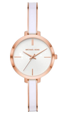  Shop Authentic Michael Kors Jaryn Analog White Dial Two Tone Steel Strap Watch For Women - MK4342 - Luxxuri