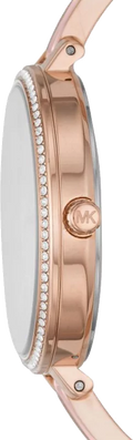  Shop Authentic Michael Kors Jaryn Analog Rose Gold Dial Pink Steel Strap Watch For Women - MK4545 - Luxxuri