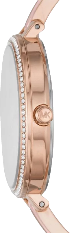  Shop Authentic Michael Kors Jaryn Analog Rose Gold Dial Pink Steel Strap Watch For Women - MK4545 - Luxxuri