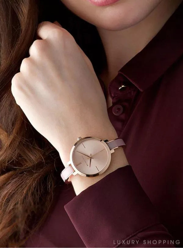  Shop Authentic Michael Kors Jaryn Analog Gold Dial Pink Steel Strap Watch For Women - MK4343 - Luxxuri