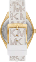  Shop Authentic Michael Kors Jessa Multifunction Gold Dial White Leather Strap Watch For Women - MK7204 - Luxxuri