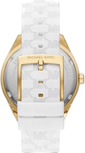  Shop Authentic Michael Kors Jessa Quartz Gold Dial White Silicone Strap Watch For Women - MK7267 - Luxxuri