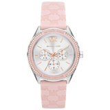  Shop Authentic Michael Kors Jessa Quartz Silver Dial Pink Silicone Strap Watch For Women - MK7268 - Luxxuri