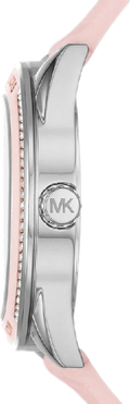 Shop Authentic Michael Kors Jessa Quartz Silver Dial Pink Silicone Strap Watch For Women - MK7268 - Luxxuri